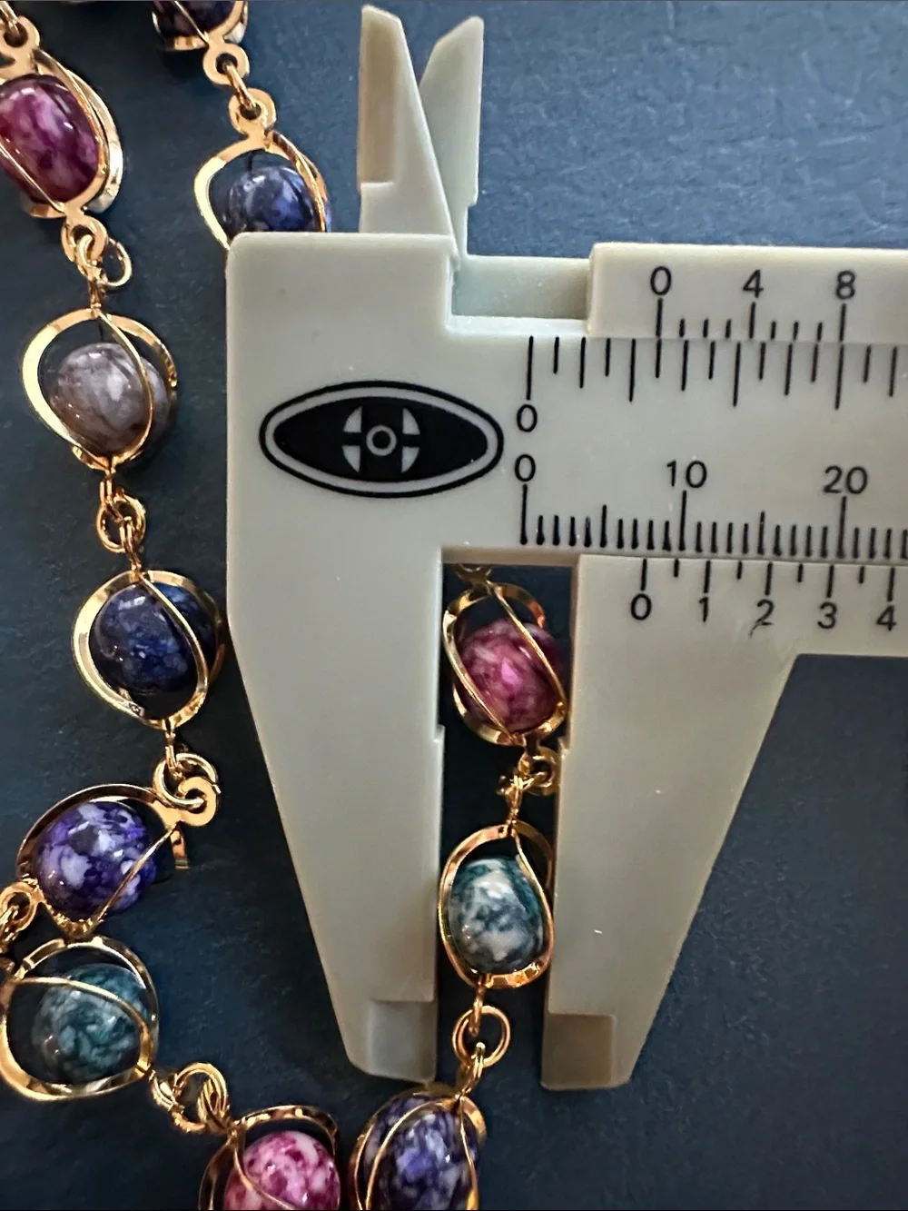 Vintage Semi Precious Gemstone Necklace